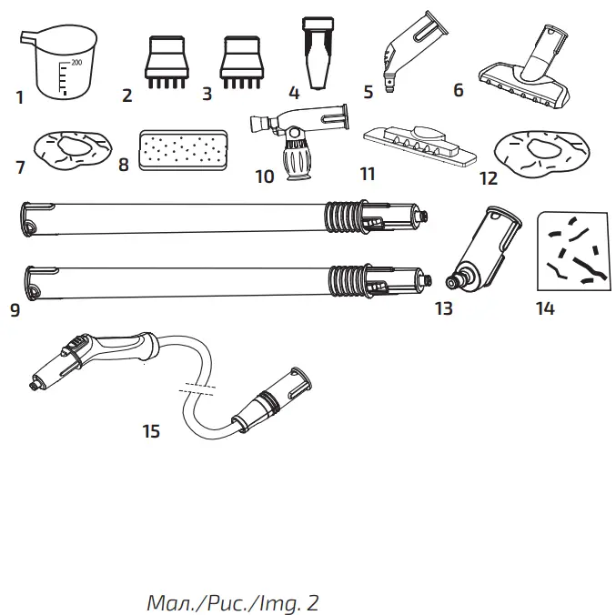 cecotec Hydrosteam 1040 Active and Soap Steam Cleaner-fig3