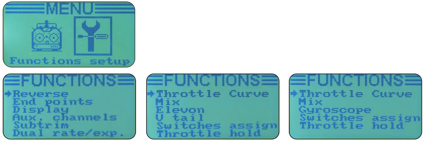 JAMARA FCX6 Tel Thredtle left Transmitter - 38