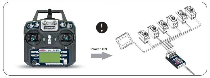 JAMARA FCX6 Tel Thredtle left Transmitter - 8