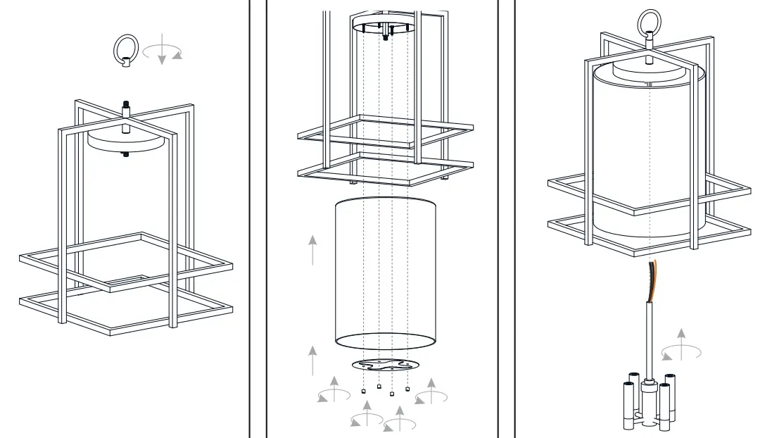 QUOIZEL-DMN1514EK-4-Light-14-Inch-Pendant-Ceiling-FIG-4