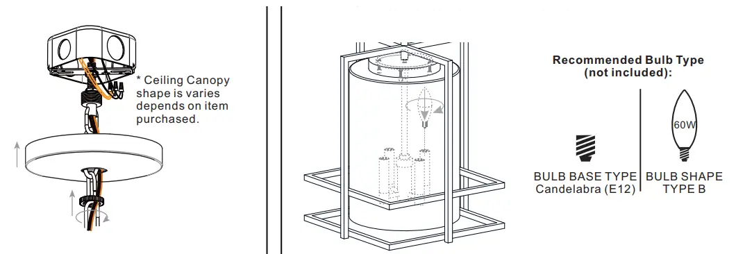 QUOIZEL-DMN1514EK-4-Light-14-Inch-Pendant-Ceiling-FIG-7