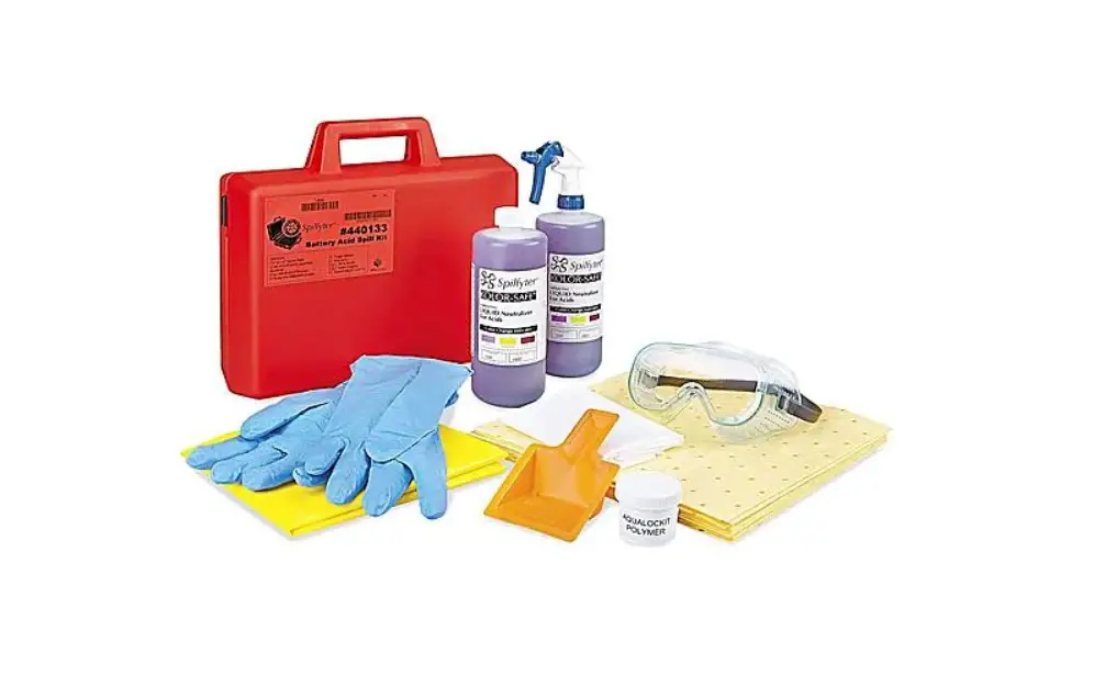 Uline S-19486 Battery Acid Spill Kit Instructions