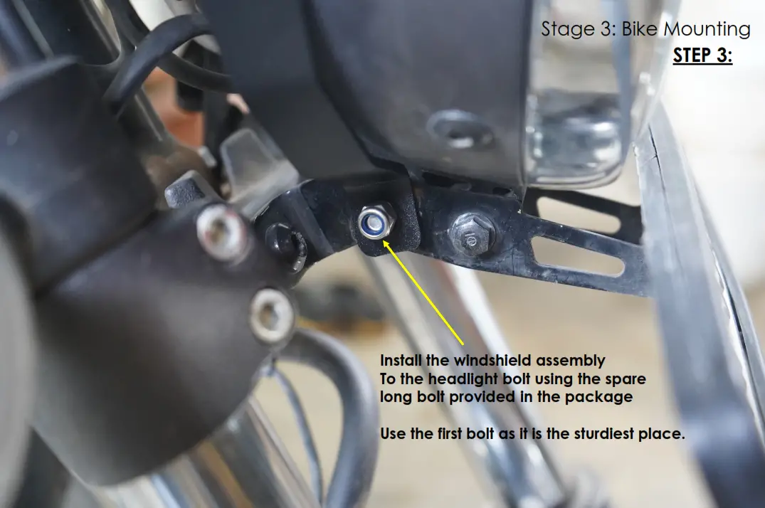 HONDA CB 350 Wanderer Touring Windshield - fig 13