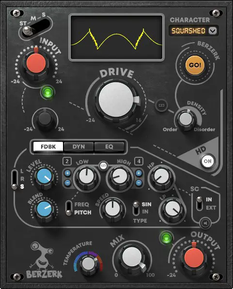WAVES Berzerk Creative Distortion Plugin -
