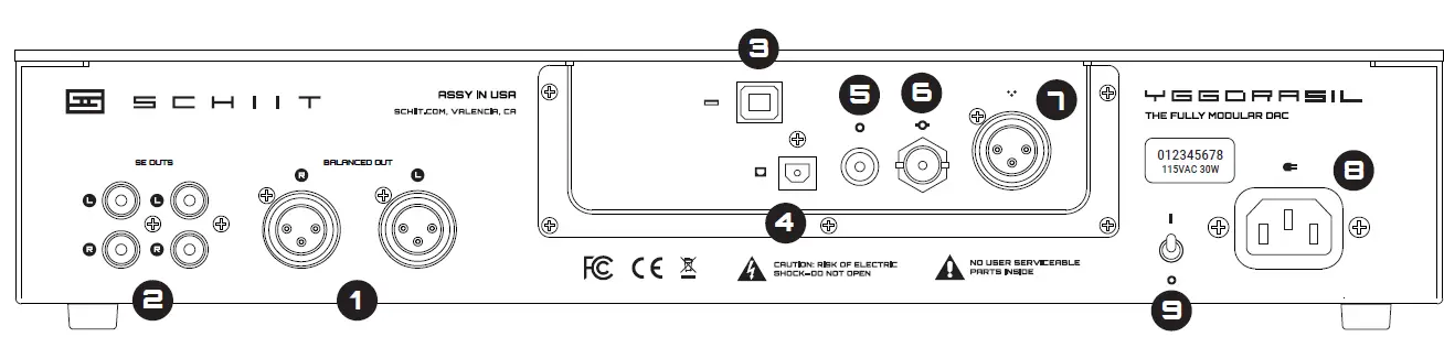 SCHIIT Yggdrasil Plus Fully Modular DAC 1