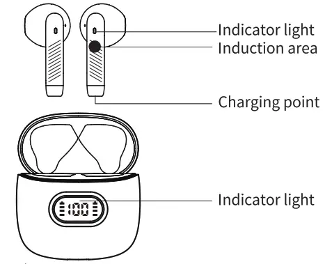 Lrecat J52 Wireless Earbud - fig1