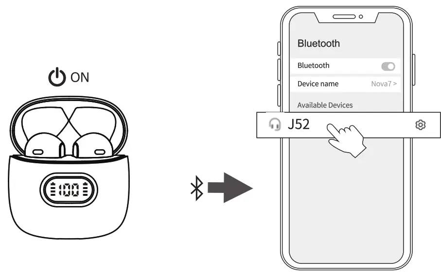 Lrecat J52 Wireless Earbud - fig2