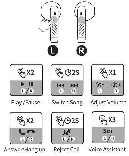Lrecat J52 Wireless Earbud - fig3