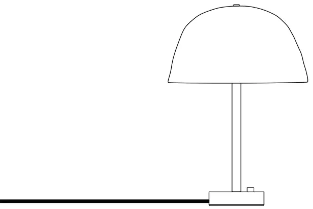 In Common With Dome Table Lamp -