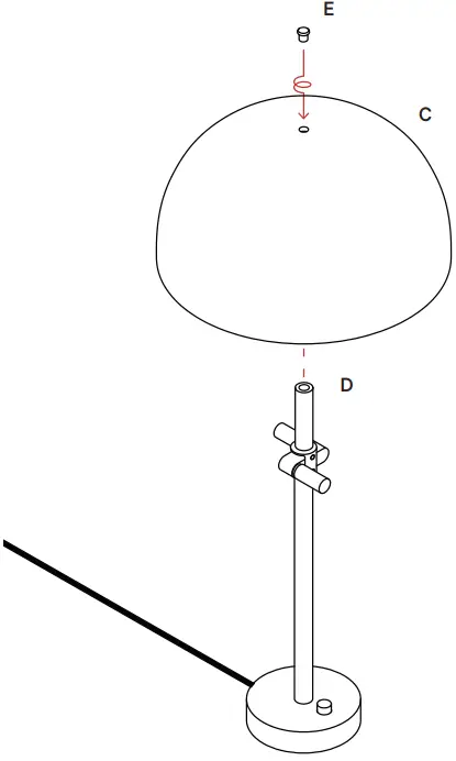 In Common With Dome Table Lamp -Step 3