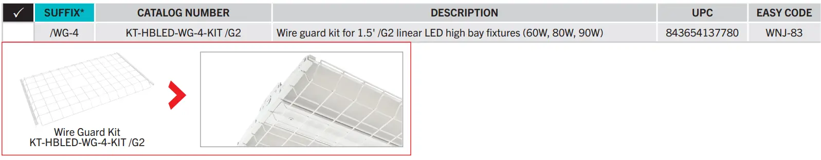 KEYSTONE KT-HBLED80-1.5F-8XX-VDIM-P LED High Bay Fixture fig 5