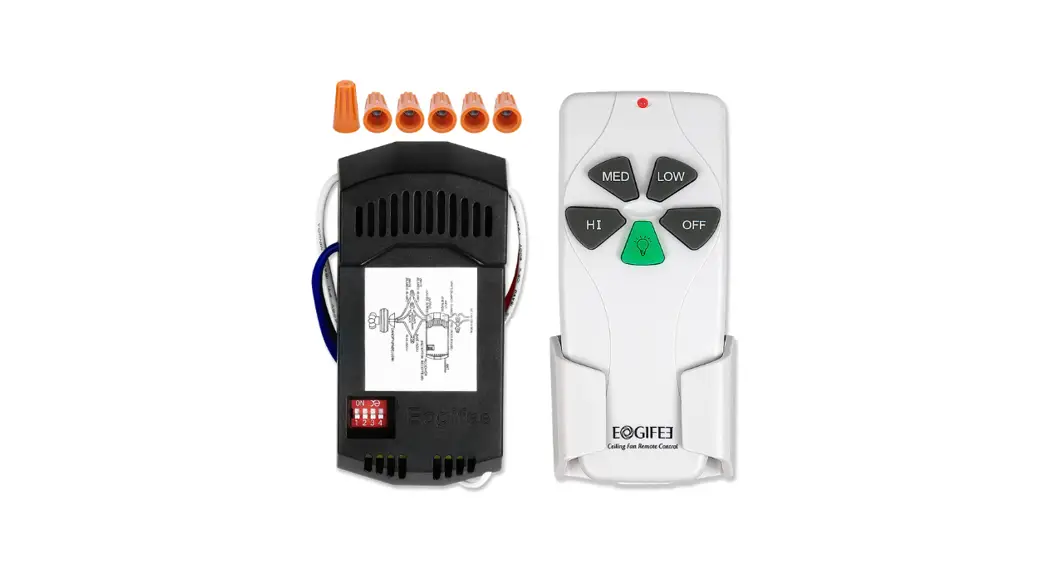 Eogifee Fan-53t Small Size Universal Ceiling Fan Remote Control Instruction Manual