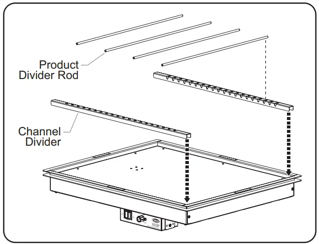 Divider Rods (GRSB Models Only)