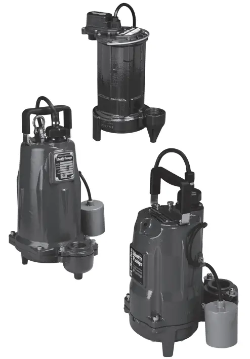 Liberty Pumps 250-Series Submersible Dewatering Effluent Pumps