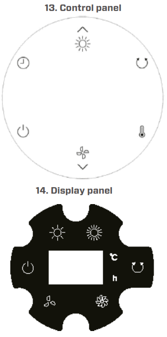 Clean Air Optima CA-904C Design Fan Heater - 2