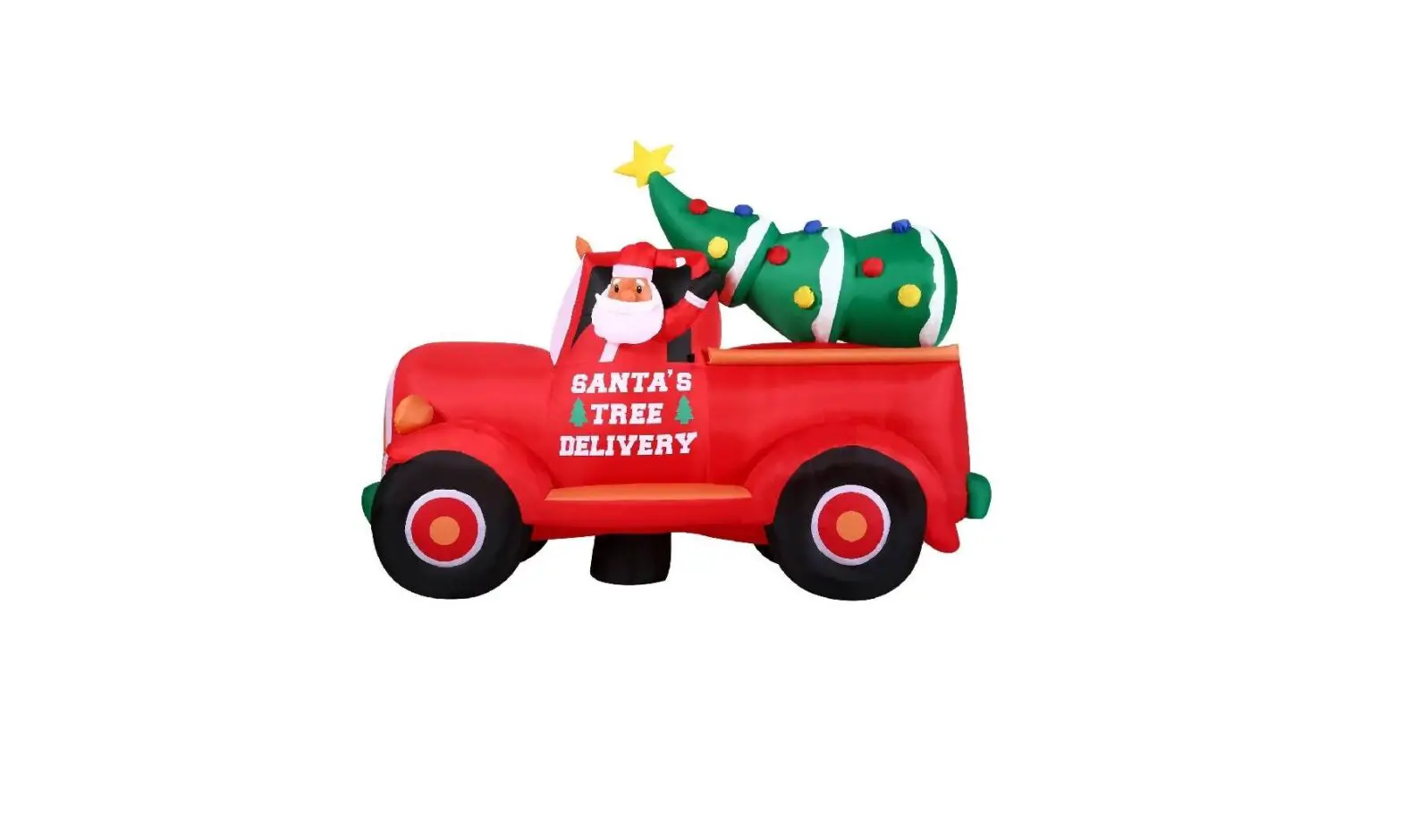 Poolwarehouse Christmas Time 6ft Inflatable Christmas Pickup Truck With Tree Instruction Manual
