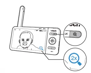 VTech 5-inch Smart Wi-Fi 1080p Pan and Tilt Monitor