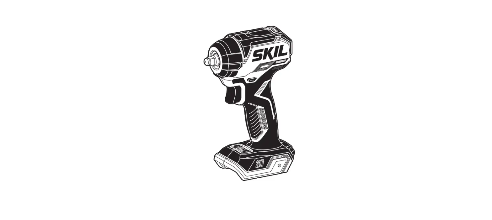 Skil Iw6739b-00 20v Brushless Impact Wrench Owner's Manual