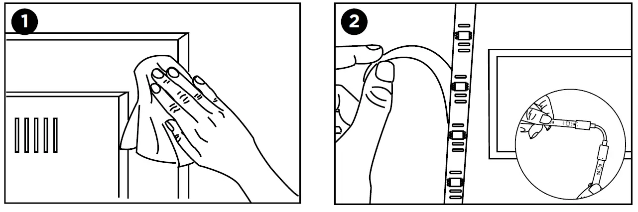 muvit iO MIOLST005 Tira LED USB Wifi TV RGB 3m Con Sensor 3