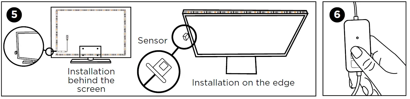 muvit iO MIOLST005 Tira LED USB Wifi TV RGB 3m Con Sensor 5