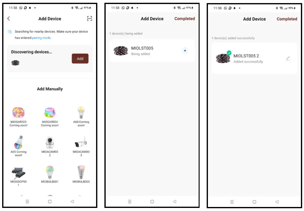 muvit iO MIOLST005 Tira LED USB Wifi TV RGB 3m Con Sensor 8