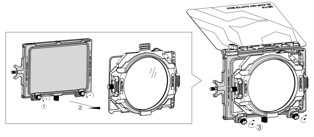 TILTA MB T16 SFH 4X5 65 Stackable Filter Tray Holder - Fig 2