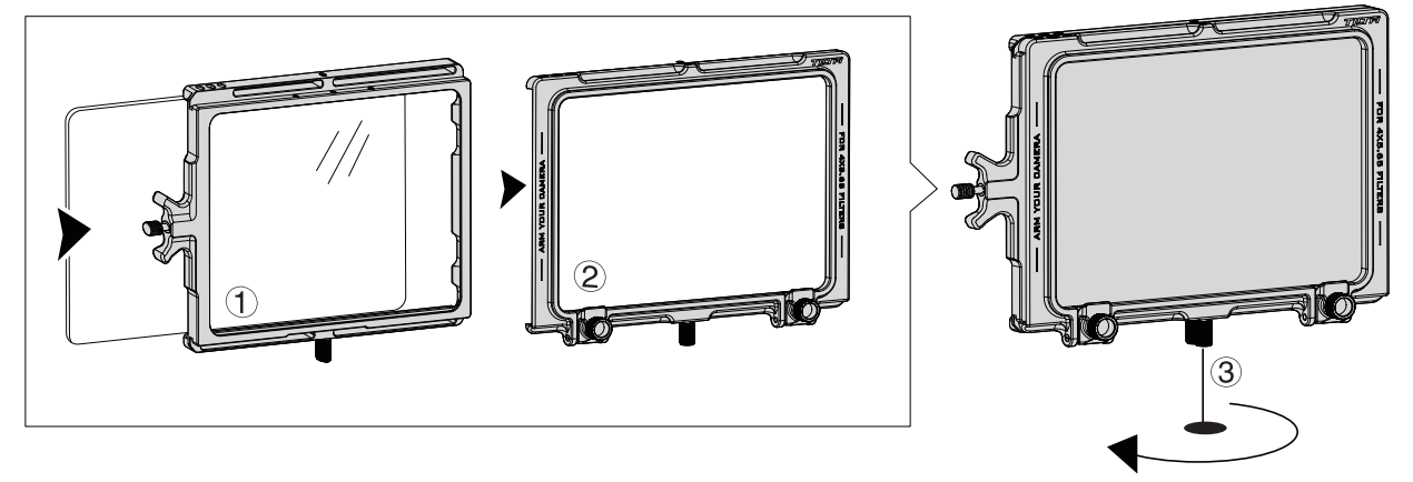TILTA MB T16 SFH 4X5 65 Stackable Filter Tray Holder - Fig