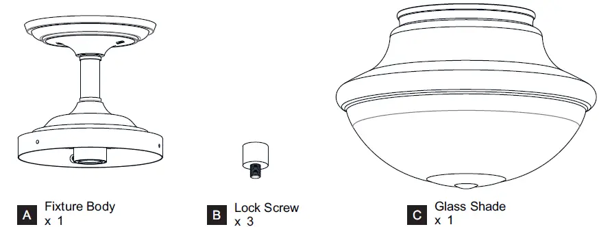 QUOIZEL-QSF5591MBK-Wrede-11-75-Inch 1-Light-Matte-Black-Semi-Flush-Mount-FIG-2