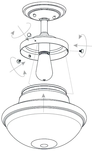 QUOIZEL-QSF5591MBK-Wrede-11-75-Inch 1-Light-Matte-Black-Semi-Flush-Mount-FIG-8
