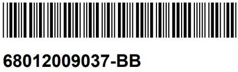 Motorola Solutions PMLN6533 2-Wire Earbud with Microphone - barcode