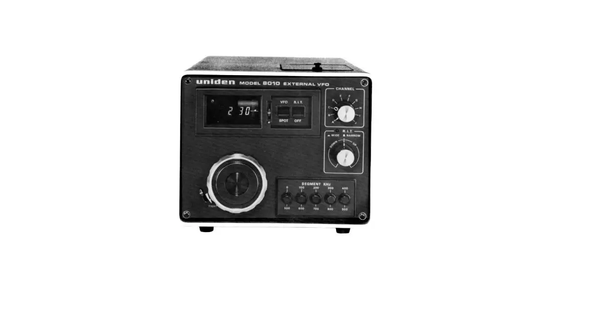 Uniden 8010 Remote Vfo Instruction Manual Uniden 8010 Remote Vfo Instruction Manual