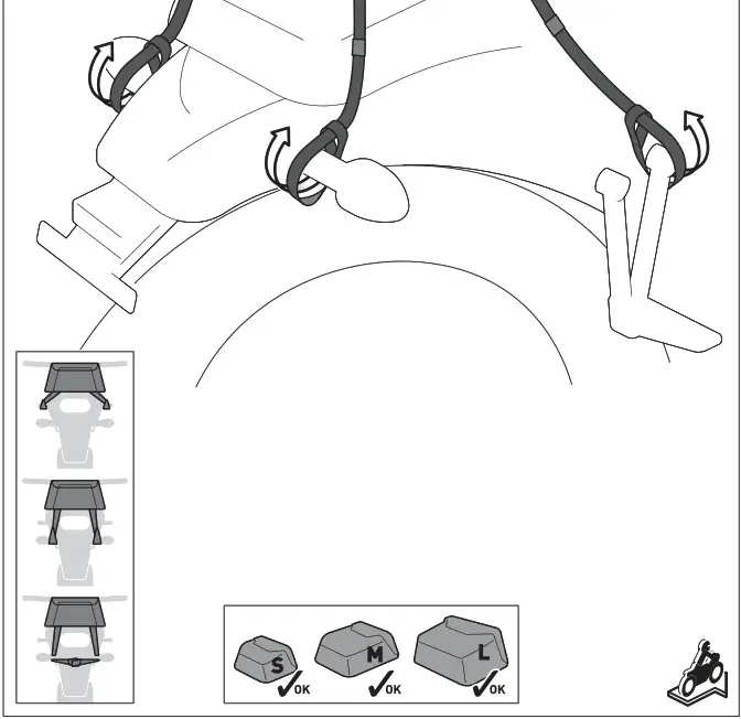 SW MOTECH BC SYS 07 945 31000B SLC Side Carrier - mounting 11
