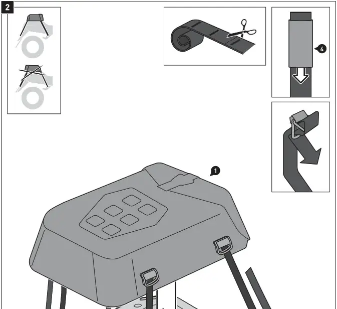 SW MOTECH BC SYS 07 945 31000B SLC Side Carrier - mounting 12