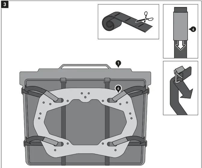 SW MOTECH BC SYS 07 945 31000B SLC Side Carrier - mounting 14