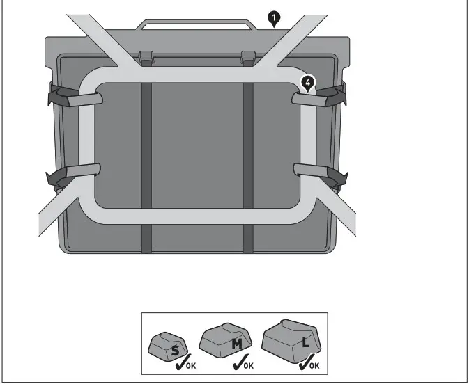 SW MOTECH BC SYS 07 945 31000B SLC Side Carrier - mounting 15