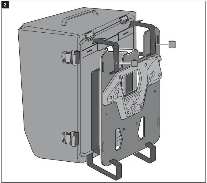 SW MOTECH BC SYS 07 945 31000B SLC Side Carrier - mounting 7