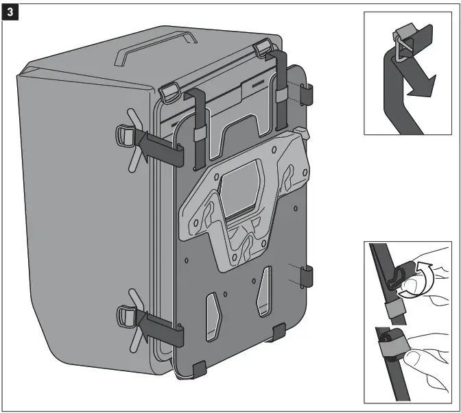 SW MOTECH BC SYS 07 945 31000B SLC Side Carrier - mounting 8