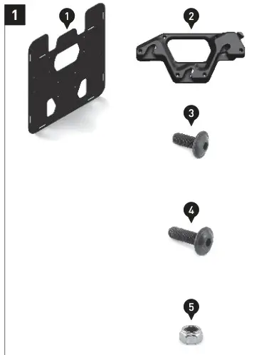 SW MOTECH BC SYS 07 945 31000B SLC Side Carrier - part list 5