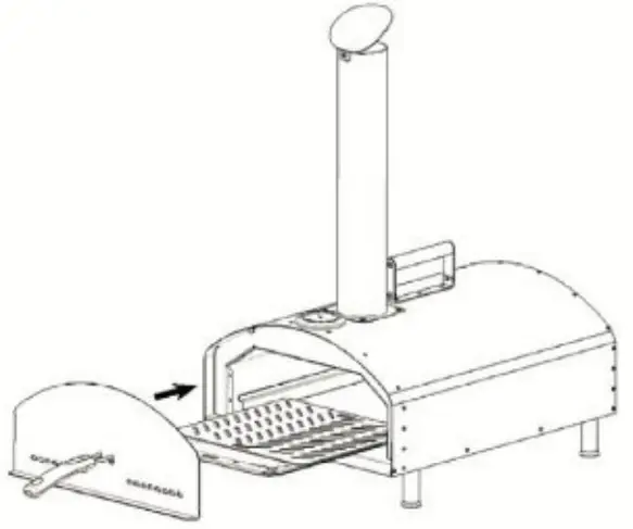 Ardes ARPIZ02 Wood Pellet Pizza Oven - Fig 10