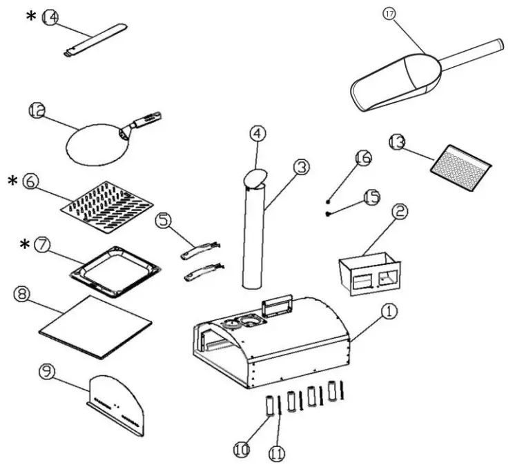 Ardes ARPIZ02 Wood Pellet Pizza Oven - Fig 2