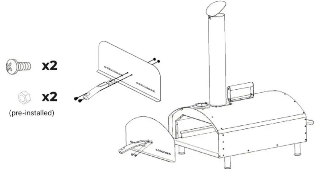 Ardes ARPIZ02 Wood Pellet Pizza Oven - Fig 6