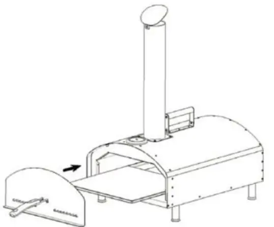 Ardes ARPIZ02 Wood Pellet Pizza Oven - Fig 9