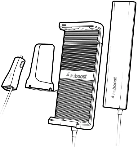 weboost 470135 Drive Sleek Vehicle Signal Booster Kit-fig1