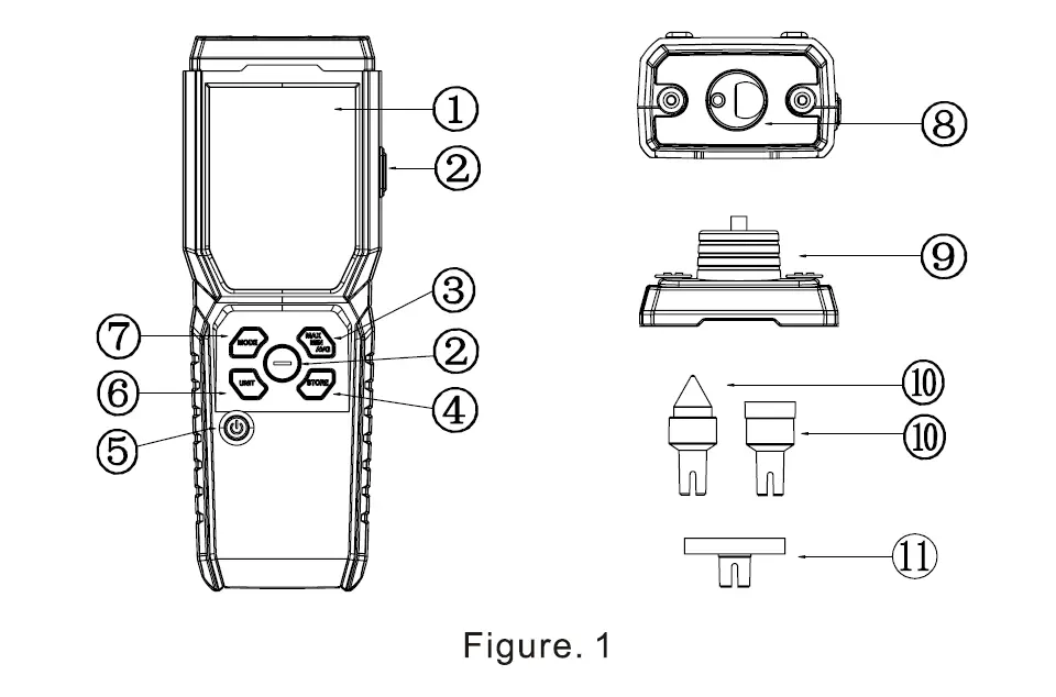 UNI-T-UT372D-Non-Contact-RPM-Meter -02