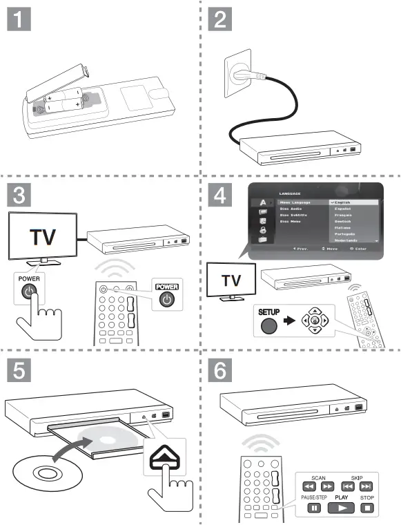 LG DP132H - Basic Operation 1