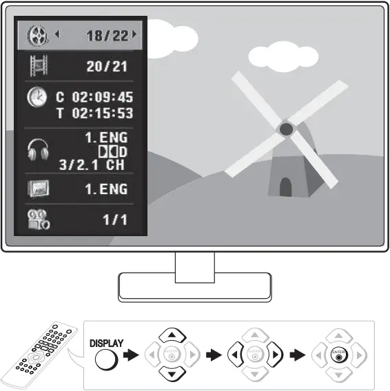LG DP132H - On-Screen Display 1