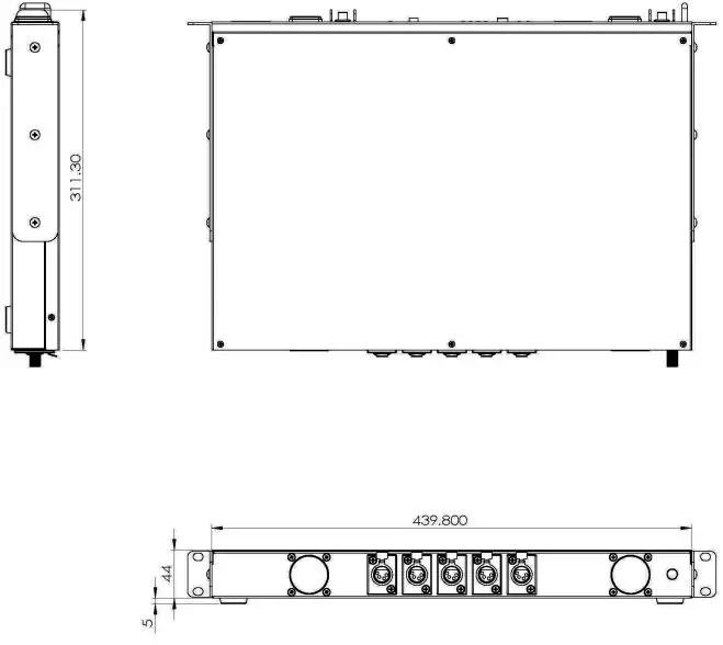 datavideo PD-4A Redundant Power Center-FIG16