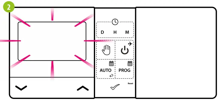 ENGO CONTROLS E901WIFI Wireless Internet Thermostat Wi-Fi - OFF mode 2