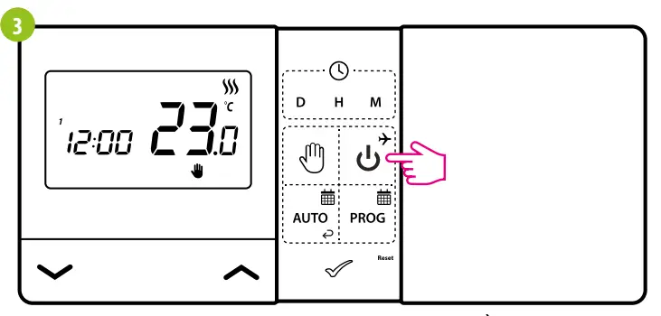ENGO CONTROLS E901WIFI Wireless Internet Thermostat Wi-Fi - OFF mode 3