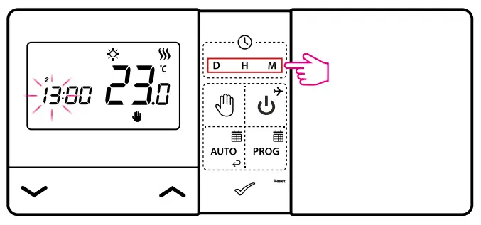 ENGO CONTROLS E901WIFI Wireless Internet Thermostat Wi-Fi - Setting Date